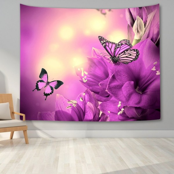 Watercolor Butterflies - Printed Tapestry