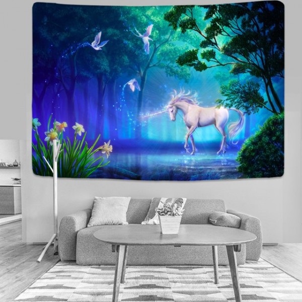 Unicorn - Printed Tapestry