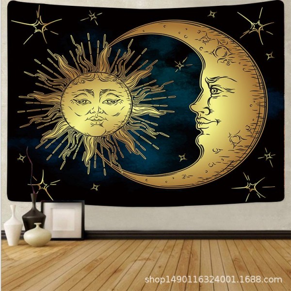 Sun and Moon - Printed Tapestry