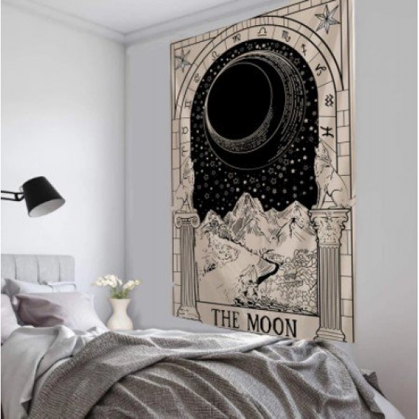 The moon - Printed Tapestry