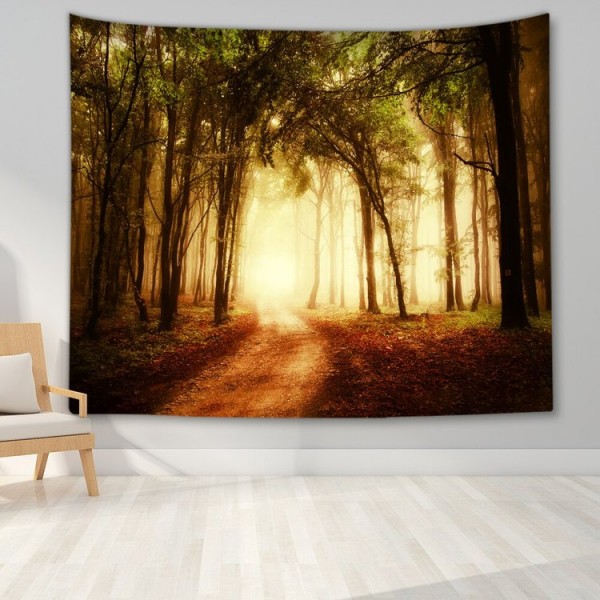 Night Nature Landscap - Printed Tapestry