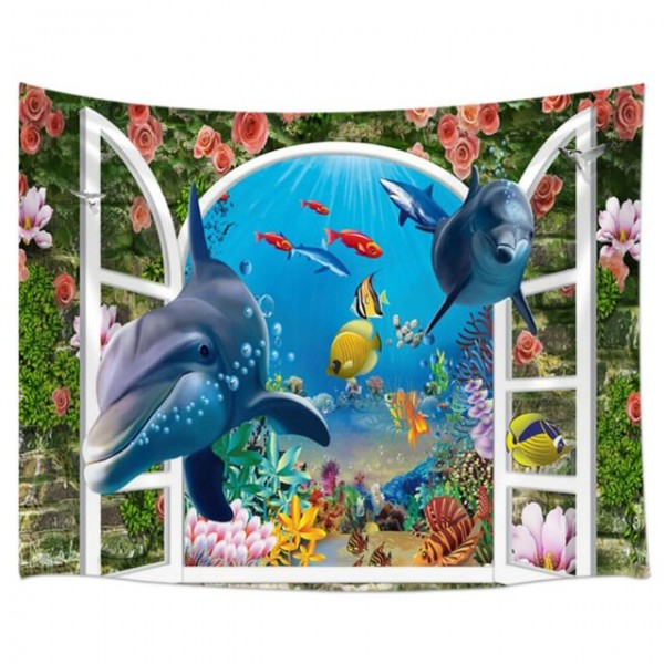 Dolphin - Printed Tapestry