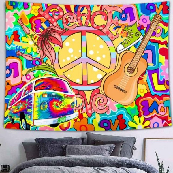 Psychedelic - Printed Tapestry