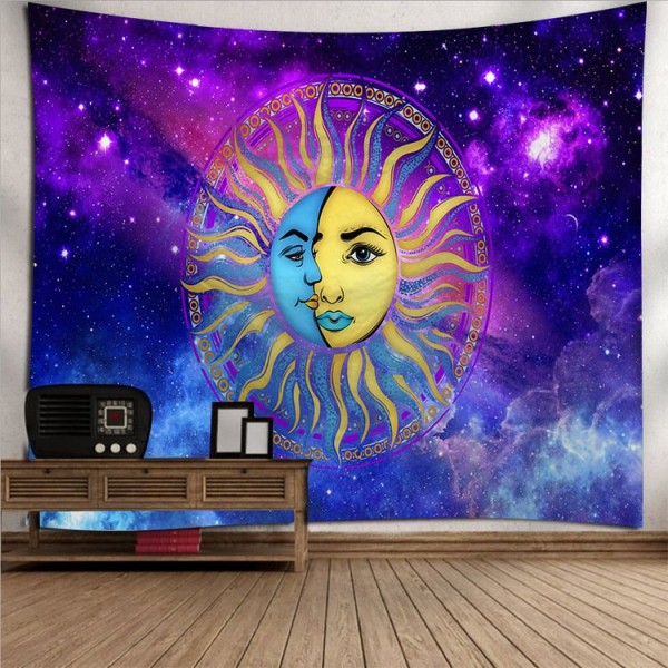 Sun and Moon - Printed Tapestry