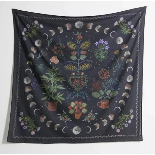 Moon Phase - Printed Tapestry