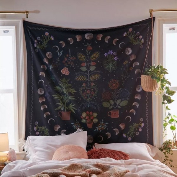 Moon Phase - Printed Tapestry