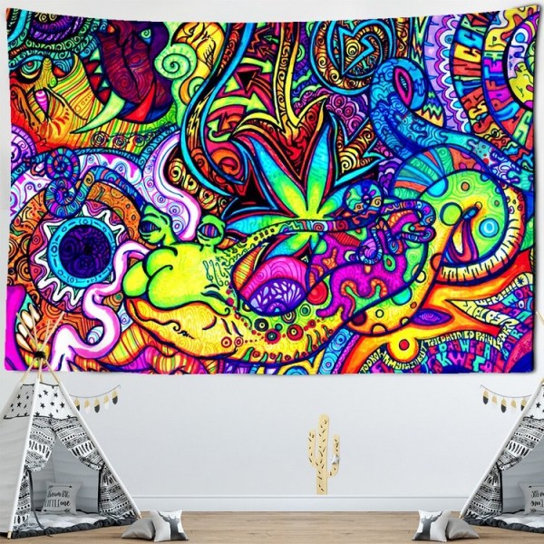 Psychedelic Mushroom - Printed Tapestry