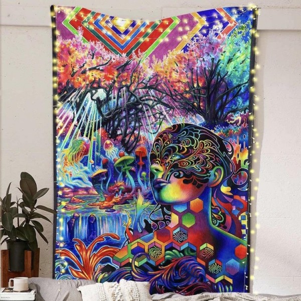 Tryptamine Dreams  - Printed Tapestry