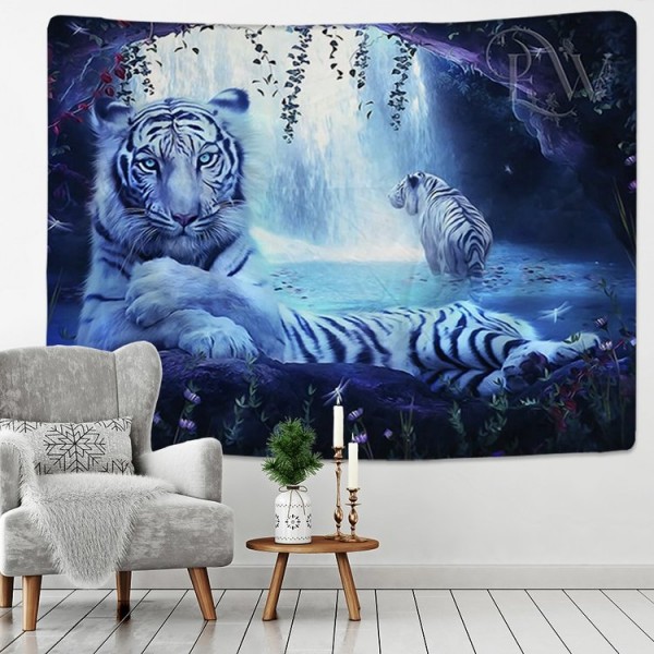 Tiger - Printed Tapestry