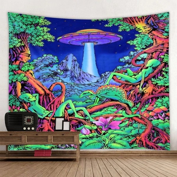 Spacecraft - Printed Tapestry