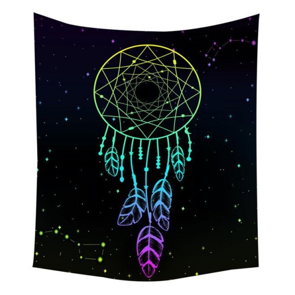 Dream Catcher Feathers - Printed Tapestry