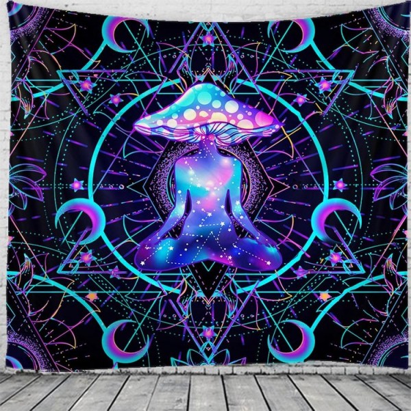 Psychedelic Mushroom - Printed Tapestry